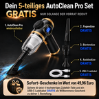 AutoClean Pro™ - Kabelloser Handstaubsauger für Auto & Zuhause