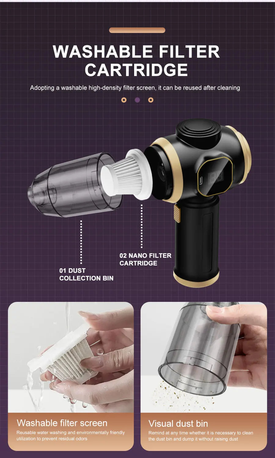 Cordless Car Vacuum Cleaner