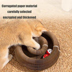 Foldable Cat Scratching Post Corrugated Cardboard Scratching Post Durable And Not Easily Damaged Cat Self-Deprecating Toy.