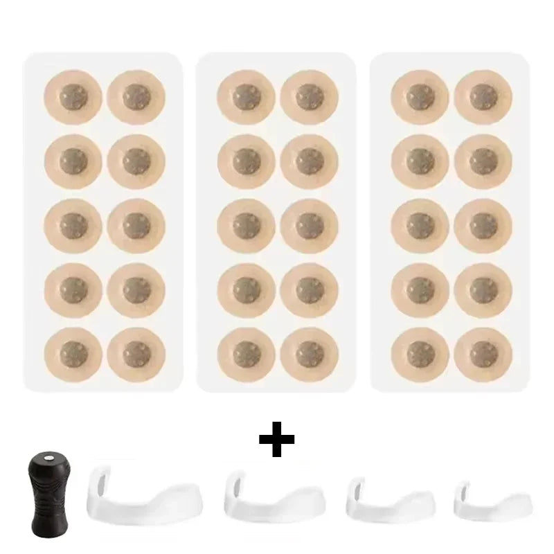 Nose Breathing Patches Suction Iron Tabs Magnetic Nasal Strips Increase Sports Air Intake Improve Sleeping Reduce Snoring Tools