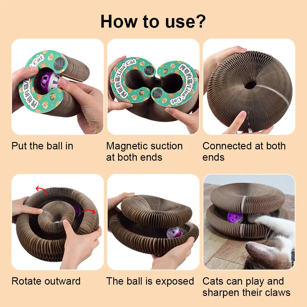 Cat Magic Scratching Board Interactive Toys
