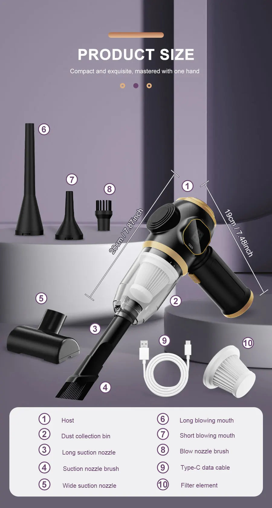 Cordless Car Vacuum Cleaner