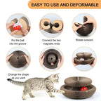 Foldable Cat Scratching Post Corrugated Cardboard Scratching Post Durable And Not Easily Damaged Cat Self-Deprecating Toy.