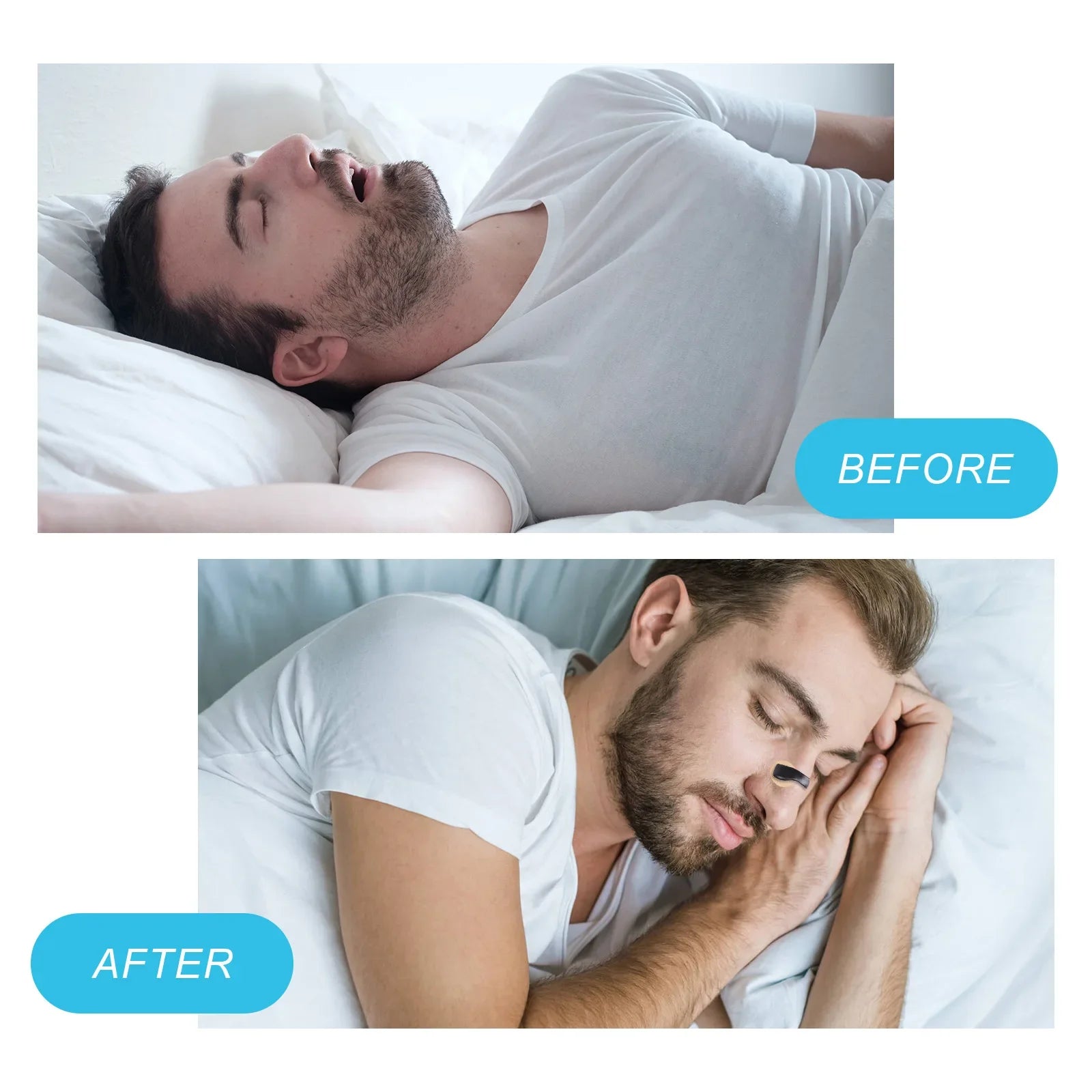 Nose Breathing Patches Suction Iron Tabs Magnetic Nasal Strips Increase Sports Air Intake Improve Sleeping Reduce Snoring Tools
